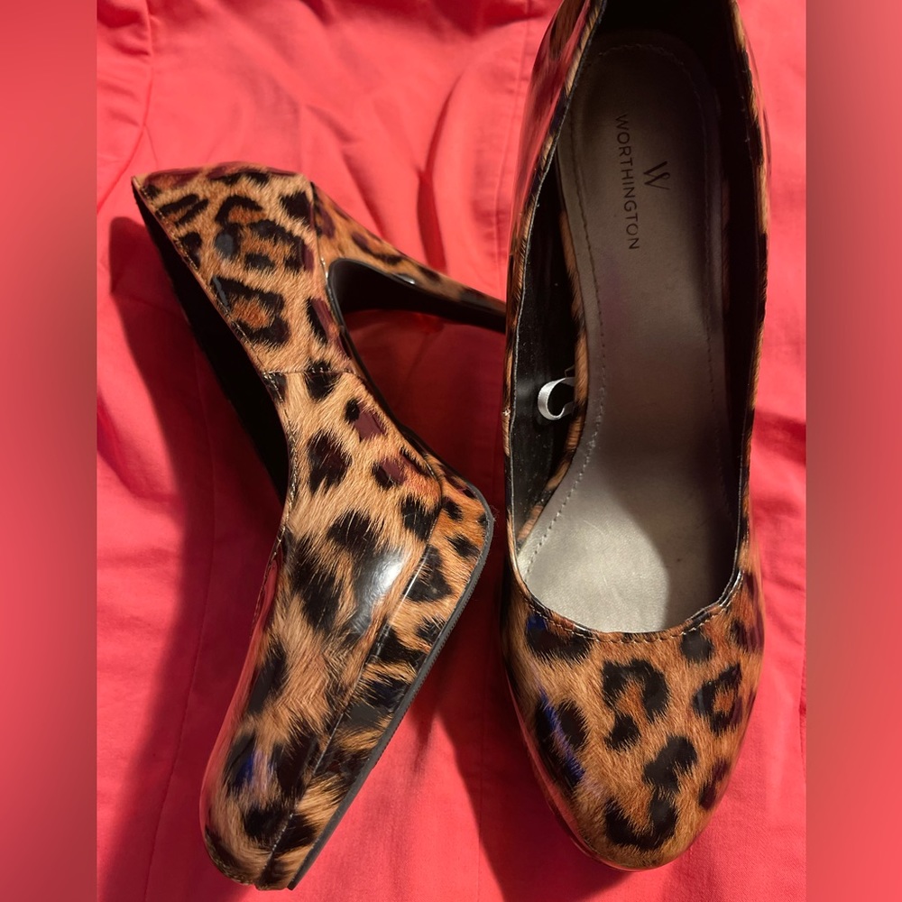 Cheetah print heels